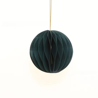 Décorations de fête de fin d'année style Instagram : mini-ornements, décorations de fenêtre de supermarché, décorations de plafond, boules en papier suspendues en nid d'abeille