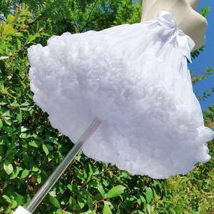 Jupes longues en tulle brodées écologiques blanches en gros pour robes <span class=keywords><strong>de</strong></span> demoiselles d'honneur et jupes <span class=keywords><strong>de</strong></span> mariage Lolita - Product Image 2