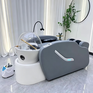 Luxury Salon Furniture Automatic Electric Spa Head Water Therapy Shampoo Bed Hair Washing Massage Shampoo Chair - Product Image 2