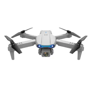 E99 K3 طائرة بدون طيار رخيصة 4K حقيبة رباعية المراوح Fpv طائرة بدون طيار صغيرة مع كاميرات مزدوجة قابلة للطي RC طائرة بدون طيار ذكية اتبعني زاوية واسعة