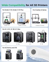 Tube Bowden en PTFE Creality 2M 2,5 mm ID 1,75 mm pour filament, résistant à la chaleur, compatible K1 Max K1C K2 Ender 3 V3, pièces d'imprimante 3D
