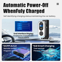 Chargeur de voiture électrique AC 22 kW, station de recharge pour véhicules électriques GBT OCPP, vente chaude