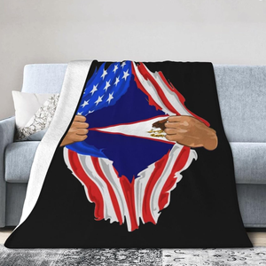 Coperta Personalizzata Ispirata ai Monumenti e alla Cultura della <span class=keywords><strong>Samoa</strong></span> Americana, Ideale per Letto, Salotto e Regali Commemorativi per Turisti - Product Image 4