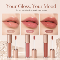 Gloss à lèvres hydratant longue durée effet miroir, gloss à lèvres pour maquillage quotidien, gloss à lèvres en gros pour une utilisation quotidienne dans la routine beauté