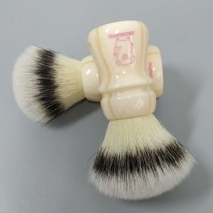 Brocha de Afeitar DISHI de Primera Calidad, Brocha de Afeitar con Mango Blanco, Uso Sostenible para Barbería y Salón de Belleza - Product Image 4