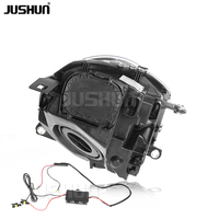 Ensemble de phare JUSHUN pour BMW MINI R56 2007-2013 modifié nouvelle lentille LED blanc feux diurnes Applicable