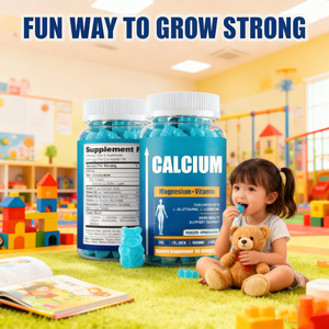 תווית פרטית של יצרן סידן תוספת gummies כוח עצם תמיכה עם ויטמינים d3 k2 ומגנזיום - Product Image 5