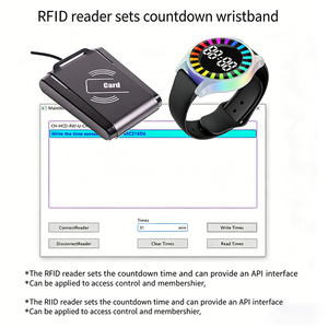 Customized Programmable RFID Silicone Wristband NFC Smart Countdown Wristband for Amusement Parks Silicone Material and - Product Image 6