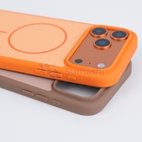 Coque de téléphone magnétique fine anti-traces de doigts antichoc en TPU+PC, finition mate douce de qualité supérieure, faible MOQ pour iPhone 17 Pro Max Samsung S25