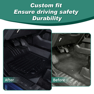 Hot Selling OEM Available TPE Car Mats Non-Toxic TPE Floor Mats for 2005-2008 for Toyota for Corolla Factory Full Sets <strong>3DCarpets</strong> - Product Image 5