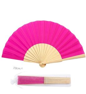 Éventail en bois personnalisé pour mariage, éventail classique européen, logo personnalisé - Product Image 4