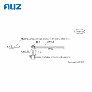 Auz PF-SD123 Mới Ban Đầu R2 Bán Kính 60Mm Khoảng Cách Cảm Biến Sợi Cáp Quang Fibre Đầu - Product Image 4