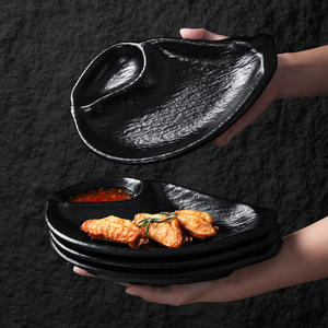 Vajilla <span class=keywords><strong>de</strong></span> <span class=keywords><strong>Melamina</strong></span>, Platos para Servir <span class=keywords><strong>de</strong></span> Forma Irregular, Platos <span class=keywords><strong>de</strong></span> <span class=keywords><strong>Melamina</strong></span> Especiales para Refrigerios y Frutos Secos para Restaurantes - Product Image 1