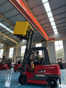 3 Ton Electric Hand Forklift Motorized <b>Flat</b> <b>Trolley</b> Factory Rail Transfer Vehicle <b>Flat</b> <b>Bed</b> Transport Material Handling Equipment - Product Image 3