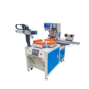 Haotian Rotary Pad <b>Printing</b> <b>Machine</b> P-150P4 Monochrome 4-Station Automatic Plastic <b>Printing</b> Equipment - Product Image 4
