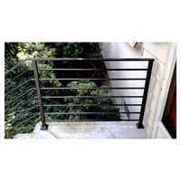Rampe d'escalier en fer forgé Prima, design de balustrade en fer forgé, balustrade/rampe de véranda en fer