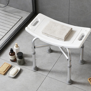 Chaise de douche Fujiang 56,5x12x37,5 cm en alliage d'aluminium pliable pour personnes âgées et femmes enceintes - Product Image 1