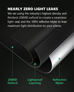 Tela Reflectante de Calor para Cultivo Hidropónico en Cuarto Oscuro, Carpa de Cultivo con Logotipo Personalizado, <span class=keywords><strong>Growbox</strong></span> - Product Image 3