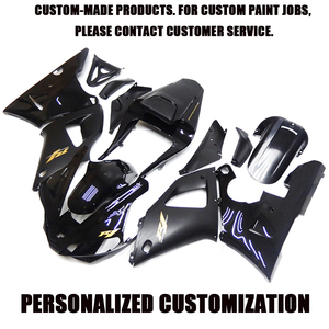 Personnalisation sur mesure - Kit de carénage en ABS blanc non peint pour YAMAHA YZF <span class=keywords><strong>R1</strong></span> <span class=keywords><strong>2000</strong></span> 2001 Carénage en plastique ABS - Product Image 2