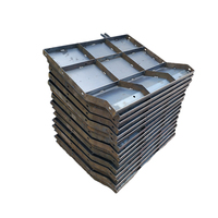 Coffrage en acier durable pour béton préfabriqué anti-collision garde-corps barrière moule autoroute route sécurité mur coffrage