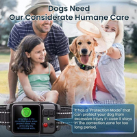 Collier GPS pour animaux de compagnie avec écran TFT LCD, étanche IPX7, suivi en temps réel, collier d'entraînement pour chiens et chats