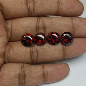 M.Y.GEMS Granate Rojo Natural de Mozambique, Corte Ovalado de 10x10 mm, Piedras Preciosas que Cambian de Color, Versátiles, Blanco, Rosa, Verde, Amarillo, para Joyería - Product Image 3