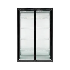 Refrigerador puerta de vidrio Supermercado caminar en refrigerador Puerta de vidrio/estantería/puerta de cueva de cerveza