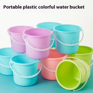 Petit seau utilitaire polyvalent pour fournitures d'<span class=keywords><strong>art</strong></span> plastique découvert pour le rangement de la pêche des jouets de plage pour le lavage des stylos - Product Image 5