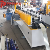 Machine à profilés oméga pour cloisons sèches galvanisées, machine de formage à froid de profilés oméga en acier léger pour traverses de plafond