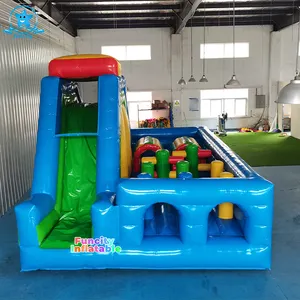 Inflatable Bouncer Bouncy House Inflatable Jumping Colorful Castle Inflatable Castle Bounce House Combo With Slide For Sale