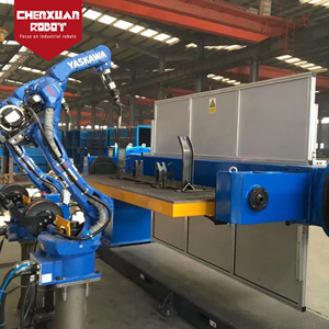 High Precision 3-Axis Dual Station Vertical <b>Welding</b> Positioner, Heavy Load Servo Rotary Table for Robotic <b>Welding</b> Cell - Product Image 6