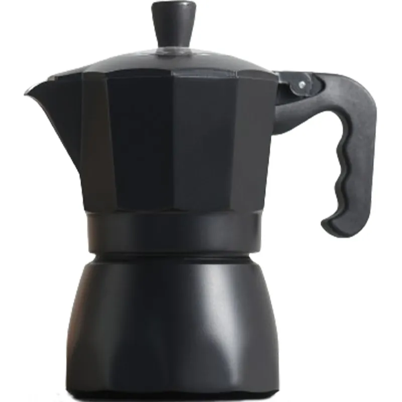 Home Office Use Aluminum, Classic Espresso Electric Coffee Maker Stove Moka Pot Bialetti Induction 6 Cups Stainless Steel