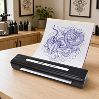 Printer Stencil Tato Xprinter K82 Multi-System A4, Pencetakan Tajam dan Jernih untuk Studio Tato Profesional