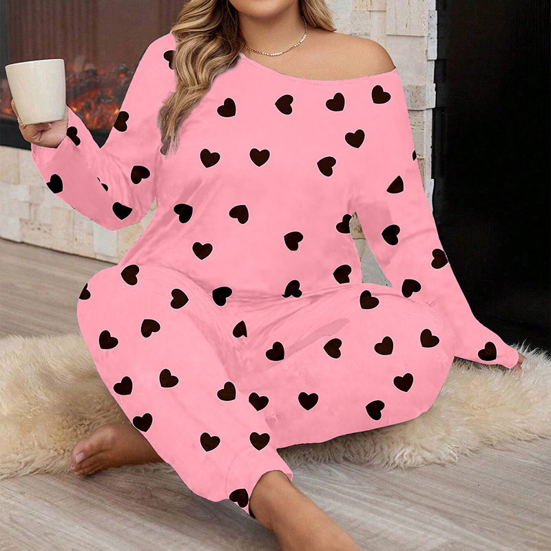 Add fat double long pink bottom black love-shoulde