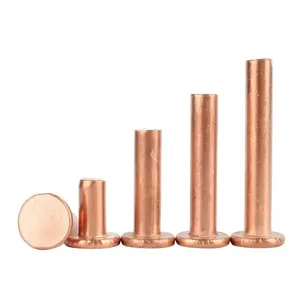 Rivets plats en cuivre GB109 M2, M2.5, M3, M4, M5, M6, M8 – Rivets à <span class=keywords><strong>frapper</strong></span> manuellement - Product Image 3