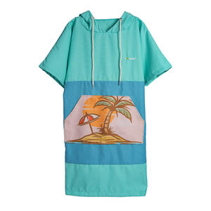 <span class=keywords><strong>Poncho</strong></span> de Toalla con Capucha Personalizado para Surfear, Bata de Playa con Estampado para Adultos - Product Image 3
