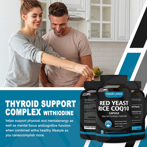 Cápsulas de Arroz Fermentado Rojo + CoQ10 de Marca Privada OEM ASAP para la Salud del Corazón y el Cerebro - Product Image 3