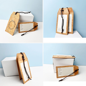 Biểu Tượng Tùy Chỉnh Riêng Tư Bìa Cá Nhân Du Lịch Máy Bay Nút Chai Gỗ Người Giữ Hộ Chiếu Và Hành Lý Tag Khuyến Mại Quà Tặng - Product Image 5