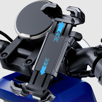 Support de téléphone personnalisé pour vélo, OEM ODM, support de guidon de moto, antichoc, rotation à 360°, logo personnalisé, couleur personnalisée, 4,7-6,8 pouces