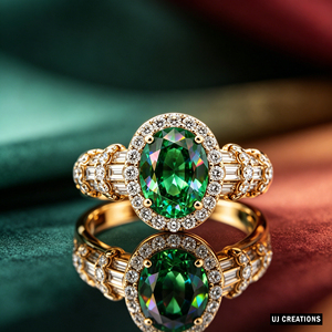 Bague personnalisée en or massif S925/10K/14K/18K/PT900 avec pierre précieuse ovale, diamant de laboratoire qualité VVS-VS, taille brillant, bijoux de mode - Product Image 3