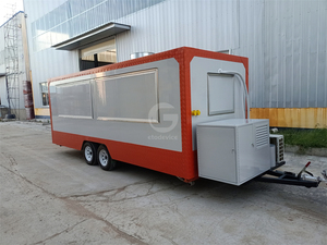 Camión de Comida Móvil con Diseño Personalizado, Remolque de Comida Rápida para Venta en la Calle, con Banco de Trabajo de Acero Inoxidable, para Pizza y Tacos - Product Image 3