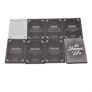 The Shame of Life - Cartas de Juego Ecológicas con Acabado Mate, Personalizadas para Fiestas, con Esquinas Cuadradas, Baraja de Papel - Product Image 1