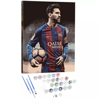 Kit de peinture par numéros DIY avec cadre |   Ensemble d'art sur toile personnalisé |   Pinceaux et peinture acrylique inclus |   Vente en gros OEM