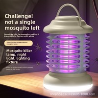 Lampe anti-moustiques à piles, répulsif automatique pour l'attraction et l'élimination des moustiques, portable pour restaurants et hôtels