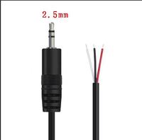 2.5mm écouteur mâle femelle 3 pôles 4 pôles Extension Audio connecteur de fil fiche de câble 3 broches 4 broches bricolage réparation adaptateur de fil 25cm
