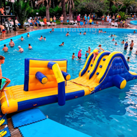 Parcours aquatique flottant géant gonflable pour enfants et adultes, jeux d'obstacles aquatiques, parc aquatique, sport aquatique