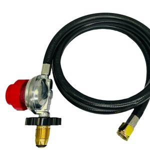 ตัวปรับแรงดันก๊าซโพรเพน QCC1 0-30 PSI ปรับแรงดันสูงได้ พร้อมสายสำหรับเตาปิ้งย่างและใช้งานกลางแจ้ง - Product Image 1