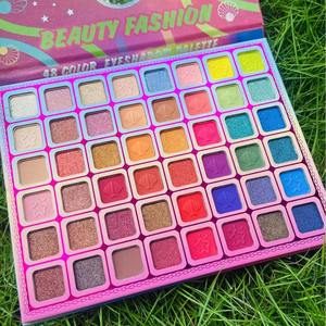 <span class=keywords><strong>KarolG</strong></span> nuevo patrón de belleza de 48 colores, placa de sombra de ojos, placa de maquillaje de color perla mate, paleta impermeable de alta pigmentación fácil de colorear - Product Image 4