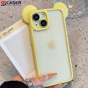 <span class=keywords><strong>Cover</strong></span> per Telefono con Orecchie di <span class=keywords><strong>Topolino</strong></span> 3D Cartoon, Antiurto, Colori Pastello, Stile Giovanile e Femminile per <span class=keywords><strong>iPhone</strong></span> 14/15/16 Plus 17 Pro Max - Product Image 6