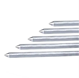 Asta di Messa <span class=keywords><strong>a</strong></span> Terra in Acciaio Ramato da <span class=keywords><strong>5</strong></span>/8'' Zincata <span class=keywords><strong>a</strong></span> Caldo - Product Image 1